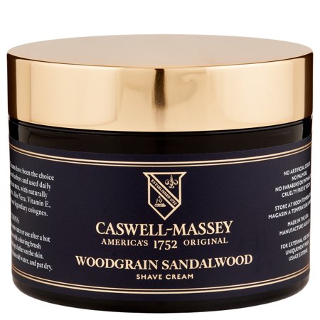 Caswell Massey Sandalwood Soothing Shave Cream - Jar - 8 oz / 226 g