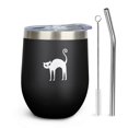 thumbnail image 1 of Cat 12oz Insulated Wine Tumbler with Lid and Straw – Double Wall Vacuum Mug Stainless Steel 304 Interior for Hot & Cold Drinks Coffee, Wine, Cocktails, 1 of 5