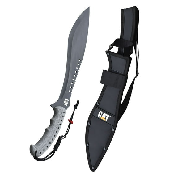 Cat 19 Inch Machete with Belt/Shoulder Strap and Sheath - 240395