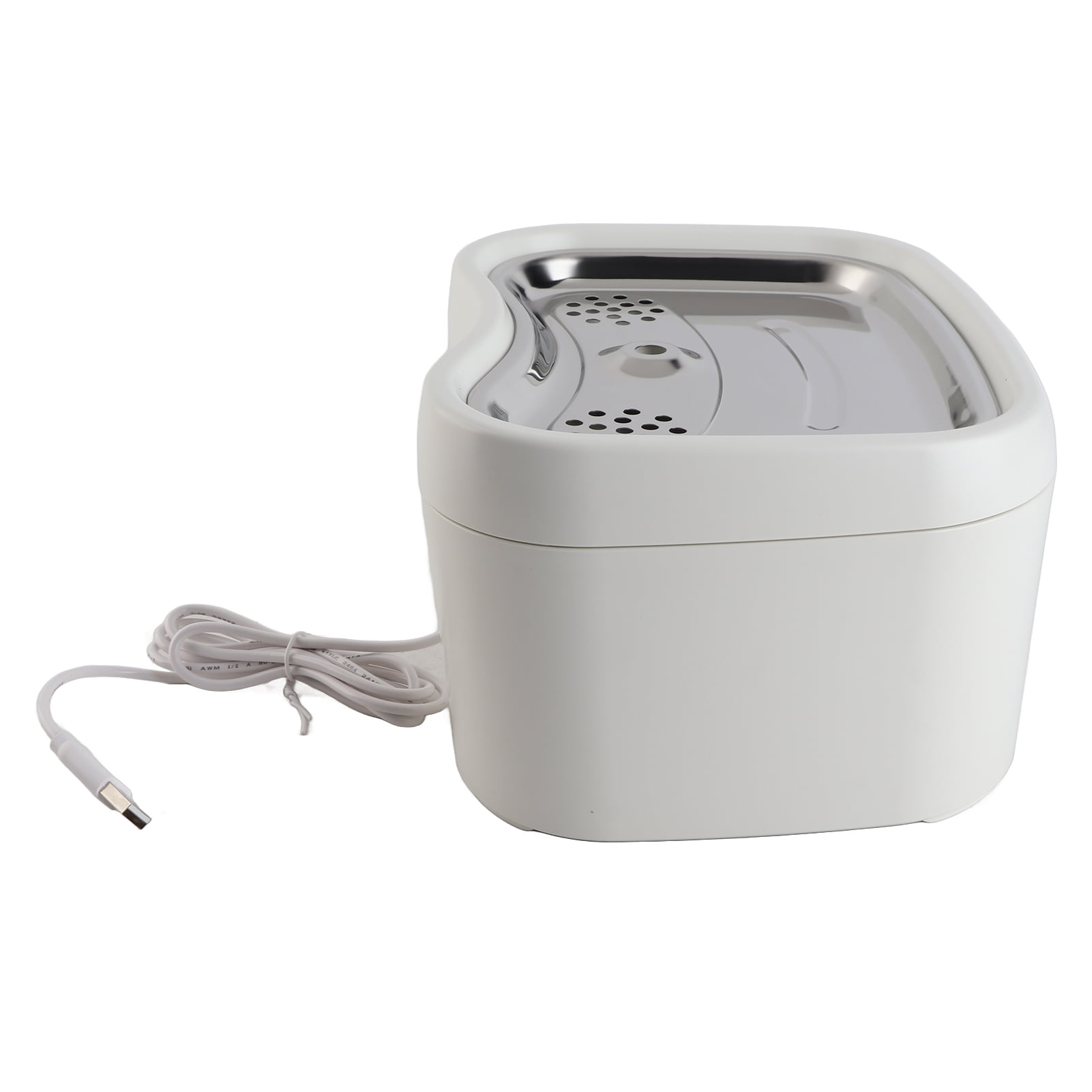 Cat 2.5L Cat Water Fountain Stainless Steel Pet Water Dispenser For Drinking Wired Automatic Cat Water Fountain With Water Level Window