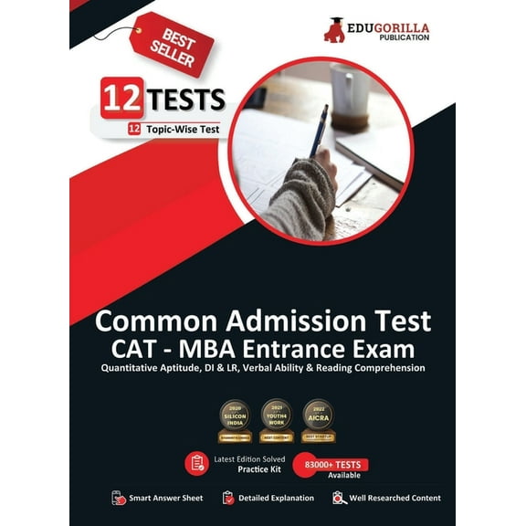 Cat 2023: MBA Entrance Exam - 12 Solved Topic-wise Tests (Quantitative Aptitude, DI, Logical Reasoning, Verbal Ability, Reading Comprehension) with Free Access To Online Tests (Paperback)