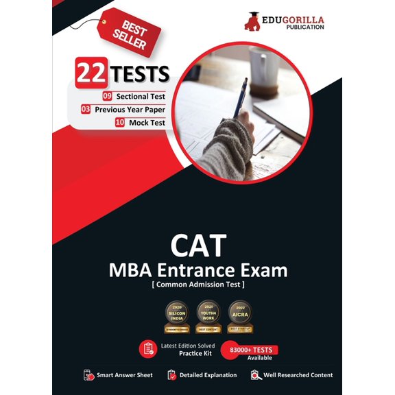 Cat 2023: MBA Entrance Exam (Common Admission Test) - 10 Mock Tests, 9 Sectional Tests and 3 Previous Year Papers (1100 , (Paperback)