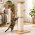 Cat 33 Inch Sisal Scratch For Indoor Cats Large Scratcher Protect ...