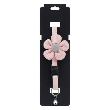 Cat 3D Sun-flower Bell Collar Adjustable Pet Necklace Neck Strapck Strap