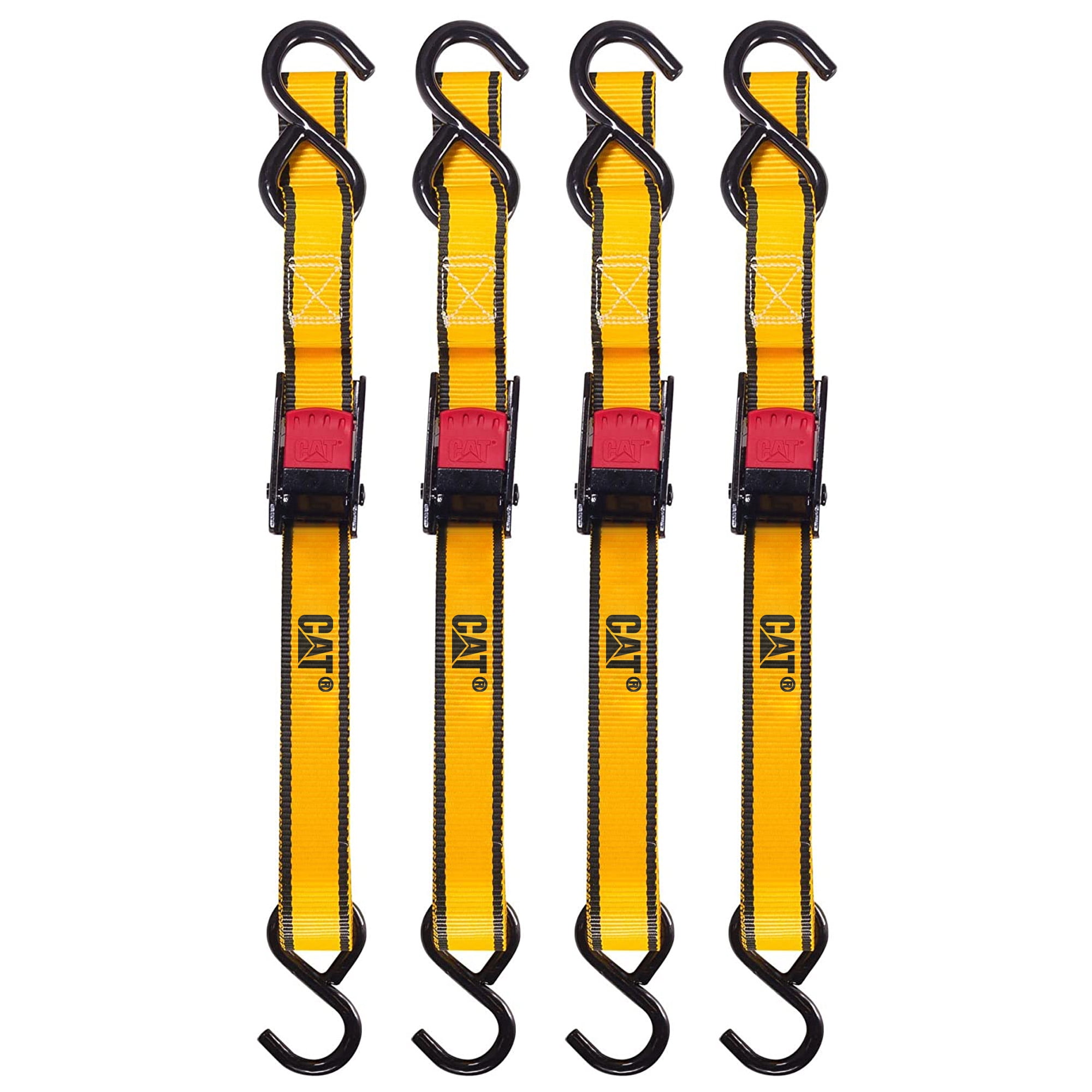 Cat 4 Piece 1 Inch x 15 Feet Cam Buckle Strap Set (400/1200) - 980178N