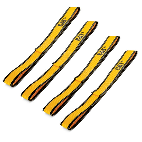 Cat 4 Piece Yellow/Black Soft Hook Set - 12 Inches x 1-1/2 Inches (1000/3000) - 980329N