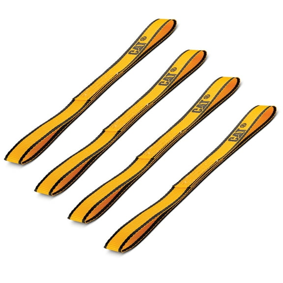 Cat 4 Piece Yellow/Black Soft Hook Set - 12 Inches x 1 Inch (1000/3000) - 980325N