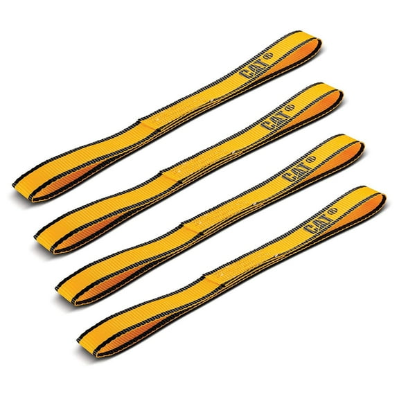 Cat 4 Piece Yellow/Black Soft Hook Set - 12 Inches x 1 Inch (800/2400) - 980113N
