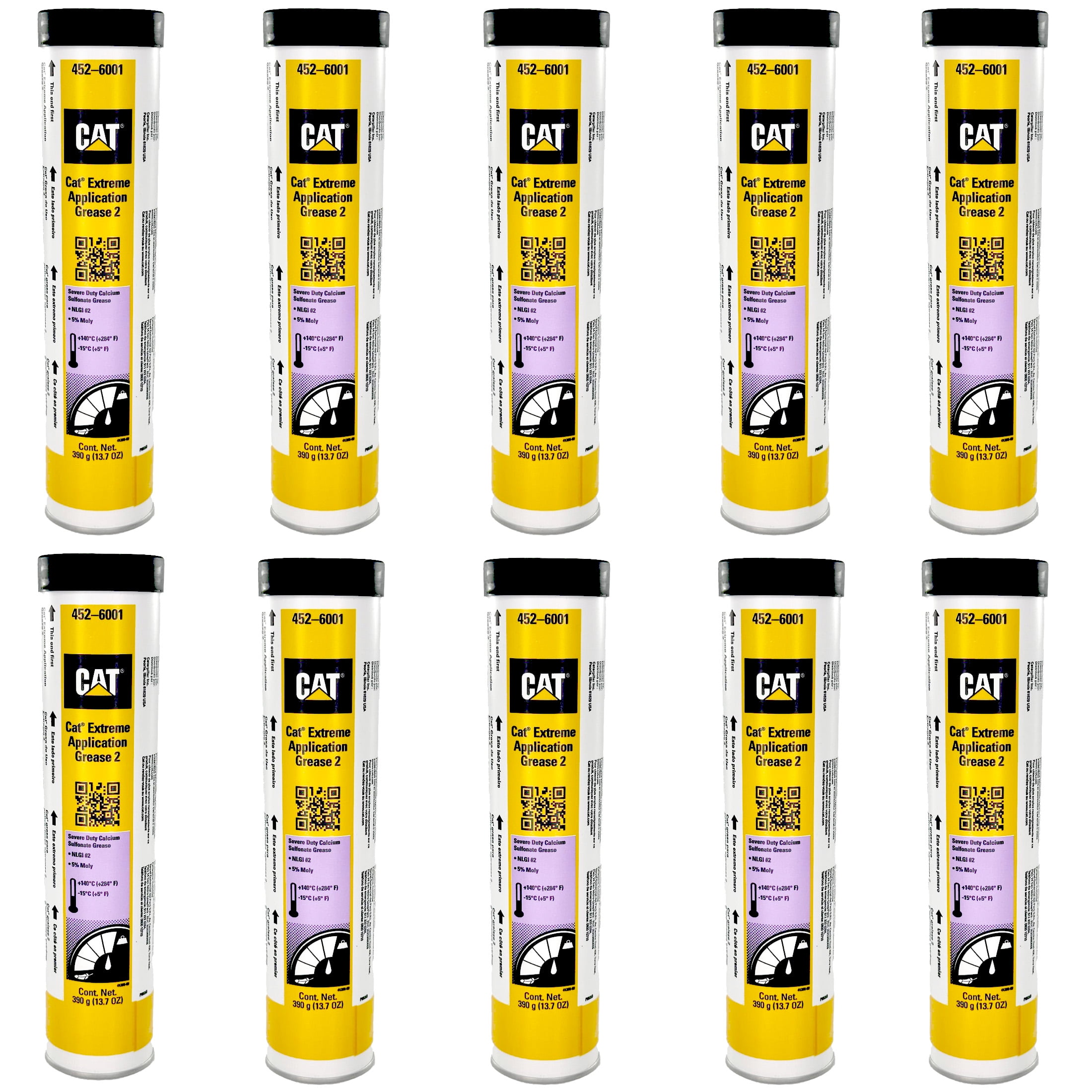 Cat 452-6001 Extreme Application Grease NLGI #2, 5% Moly 13.7oz