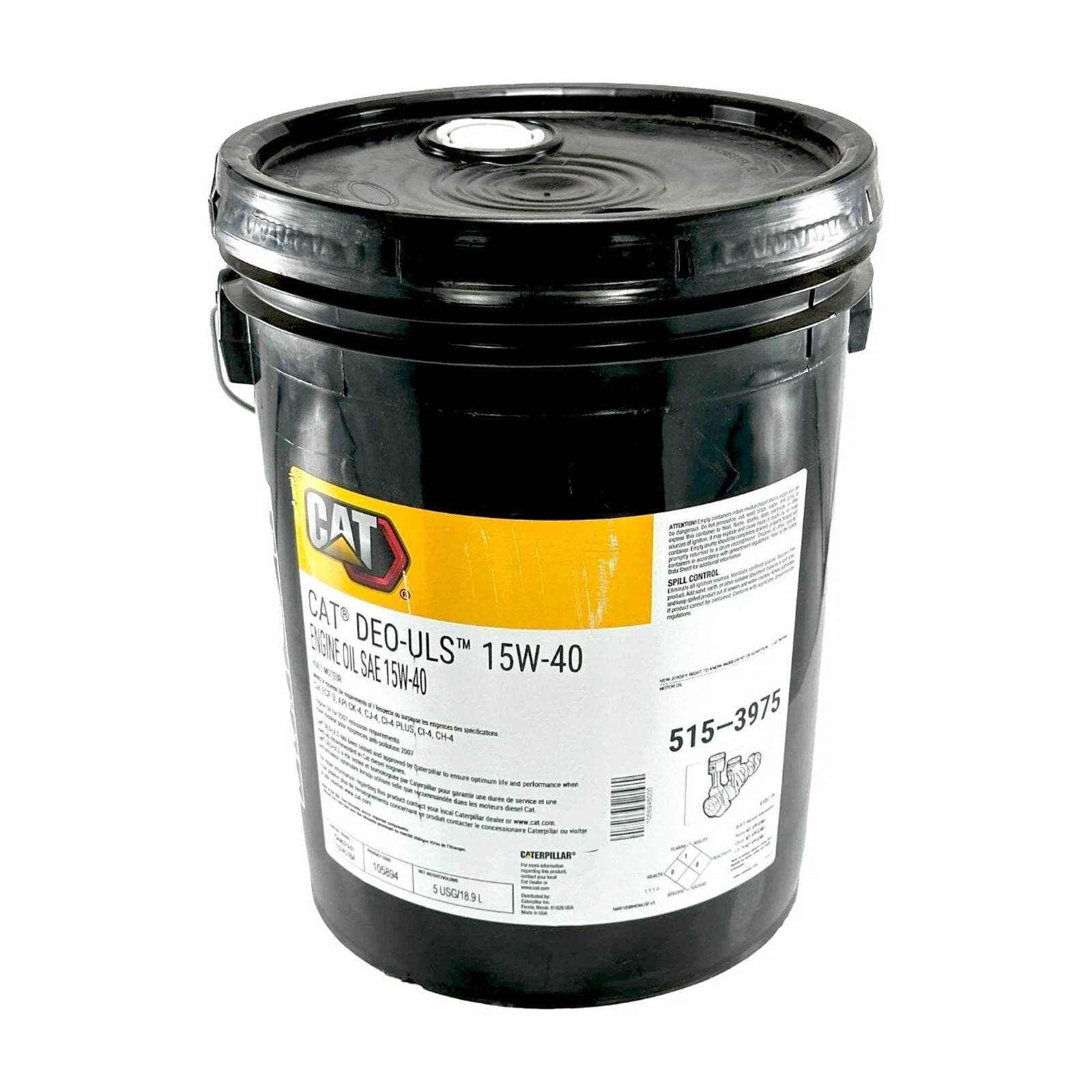 Cat 515-3975 DEO-ULS 15W-40 Engine Oil | 5 Gallons - Walmart.com