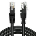 thumbnail image 1 of Cat 5e Ethernet Cable 25ft, Cat 5 Internet Patch Cable Cat5e Cable RJ45 Connector LAN Network Cable Cat5 Wire Patch Cord Snagless Computer Ether Wire (10 Foot Black), 1 of 6