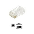 thumbnail image 1 of 25PK 8x8 Round/Stranded RJ45 Cat5e Plug BY STEREN, 1 of 1