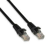 Cat-5e UTP Ethernet Network Cable RJ45 Lan Wire Black 1FT