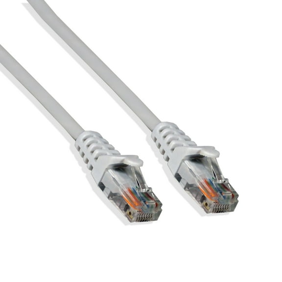 Cat-5e UTP Ethernet Network Cable RJ45 Lan Wire White 2FT