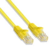 Cat-5e UTP Ethernet Network Cable RJ45 Lan Wire Yellow 10FT
