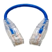 Cat 6 Ethernet Cable 0.5 ft 6-Inch 10-Pack - Snagless - UTP - 28AWG - 550Mhz - Cat6 Patch Cable, Cat 6 Patch Cable, Cat6 Ethernet Cable, Network Cable, Internet Cable - Blue