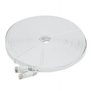 Cat 6 Ethernet Cable 100 Ft 30 Meters Flat Slim Long Internet Network LAN Patch Cords, Cat6 High Speed Computer Wire
