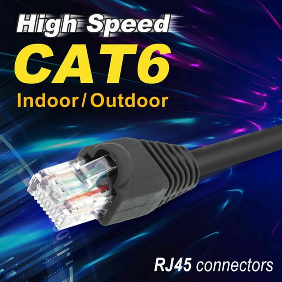 Cat 6 Ethernet Cable 130 Ft,Cat6 Cable, LAN Cable, Internet Cable, Patch Cable and Network Cable