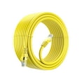 thumbnail image 1 of Cat 6 Ethernet Cable 40 Ft, 100% Pure Copper, Cat6 Cable LAN Cable, Internet Cable, Patch Cable and Network Cable - UTP (Yellow) 40 Feet, 1 of 7