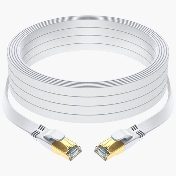 Cat 6 Ethernet Cable 50 ft, LAN Cable, Network Cable, Internet Cable and Patch Cable, 10Gbps Transfer Speed, Outdoor Direct Burial Cat 6 Cable, UV Resistant, Direct Burial, Waterproof, Durable