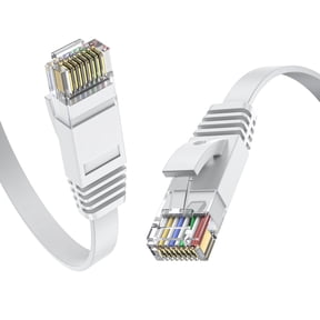 Cat 6 Ethernet Cable 50 ft, LAN Cable, Network Cable, Internet Cable and Patch Cable, 10Gbps Transfer Speed, Outdoor Direct Burial Cat 6 Cable, UV Resistant, Direct Burial, Waterproof, Durable