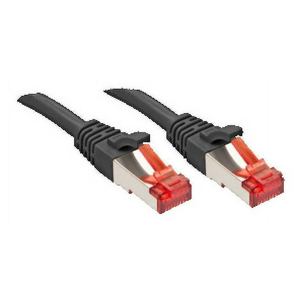 Cat.6 S/FTP cable, black, 10m