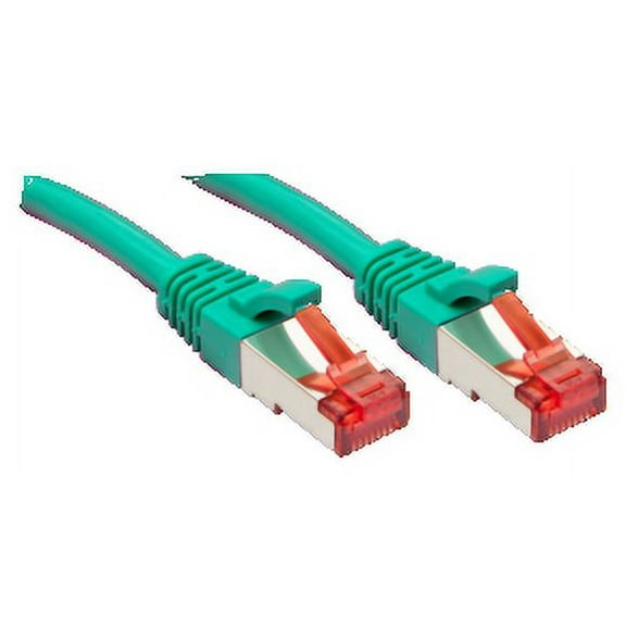Cat.6 S/FTP cable, green, 1.5m