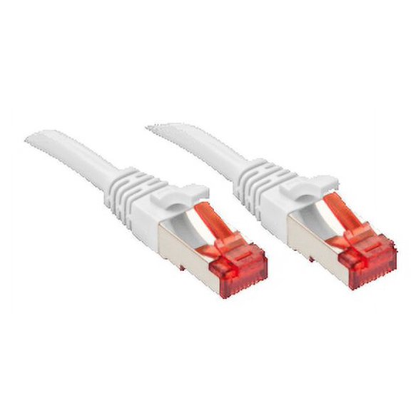 Cat.6 S/FTP cable, white, 2m