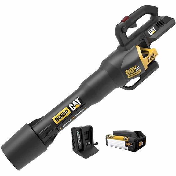 Cat 60V 700 Cfm 135 Mph Brushless Leaf Blower Kit