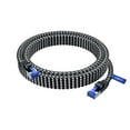 thumbnail image 1 of Ethernet Cable Cat 7, 20 ft, Easy-Hide Flat Super-Durable Black Braided Network LAN Internet Cable/Cord, Ethernet Patch Cable, 1 of 6