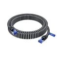 thumbnail image 1 of Ethernet Cable Cat 7, 20 ft, Easy-Hide Flat Super-Durable Black Braided Network LAN Internet Cable/Cord, Ethernet Patch Cable, 1 of 6