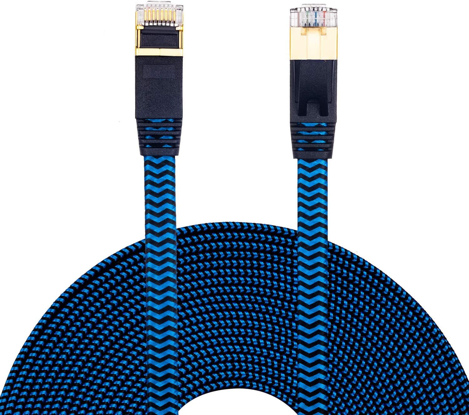 Cat 7 Cable 20 ft HighSpeed, Nylon Braided Network Cable