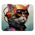 thumbnail image 1 of Cat 8.3x9.8 Inch Square Non-Slip Rubber Bottom Mouse Pad, Desk Pad, Desk Mat - Printed Design for Office and Gaming, 1 of 6