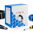 Cat 8 Bulk Ethernet Cable, 500 Feet, High Speed 40Gbps 2000MHz 26AWG ...