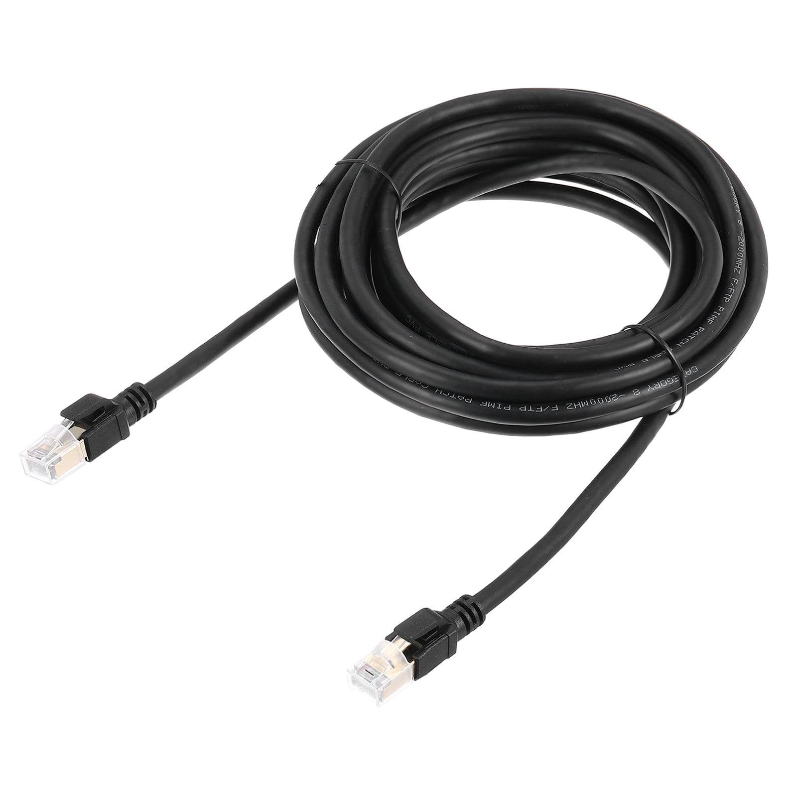 Cat 8 Ethernet Cable 16ft, 26AWG 40Gbps 2000Mhz High Speed Cat8 LAN Network Patch Cord with Gold Plated RJ45 Connector