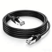 Cat 8 Ethernet Cable 6 ft, 50ft 100ft 150ft 200ft Multiple Size Options Heavy Duty High Speed Internet Network Cable 26AWG 40Gbps 2000Mhz,Professional LAN Cable Shielded in Wall,Indoor&Outdoor