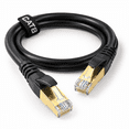 Network Cabloe Rj45 Cat 8 Ethernet Cable 60ft 40Gbps 2000MHz RJ45 Lan Network Cable ...
