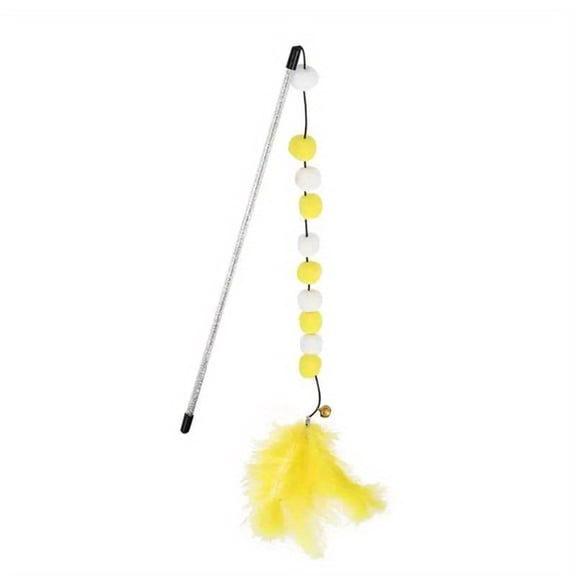 Cat Accessories Interactive Play Ball String Teaser Interactive Cat Toys Spring Ball for Kittens Bunnies Puppies