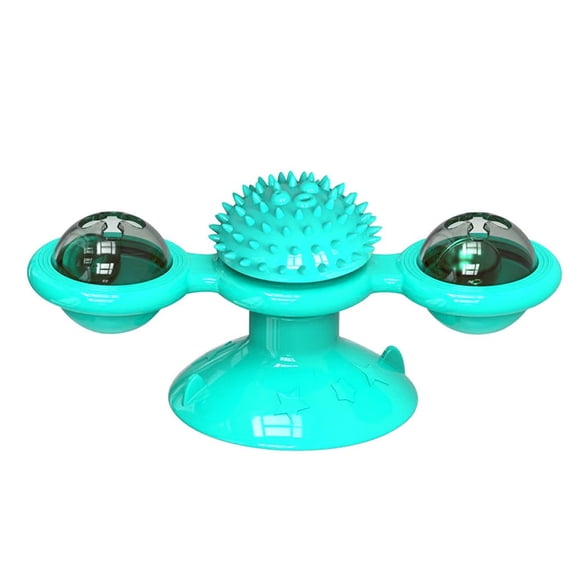 Cat Accessories Windmill Toy Turntable Teasing Pet Toy Scratching Tickle Cats Hair Brush Inadays Cat Toys for Indoor Cat Toy Interactive Cat Toy for Bored Indoor Adult Cats