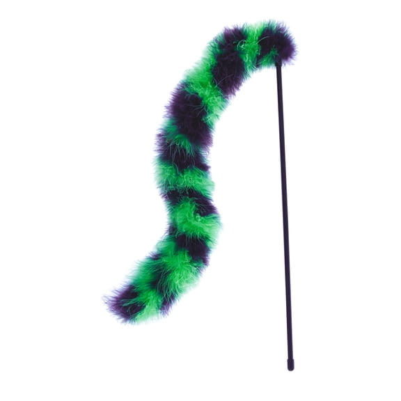 KONG Active Twisted Faux Feather Boa Teaser Cat Toy