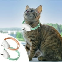 Rkxzt Cat Toys Cat Laser Collar Cat Toy Collar Interactive Smart Motion Wearable Toy USB Rechargeable Pet Entertainment Tool Mint Green Plastic
