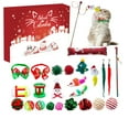 thumbnail image 1 of Cat Advent Calendar with 24 Days of Interactive Toys and Treats for Cats and Kittens, Holiday Gift Set, 1 of 4