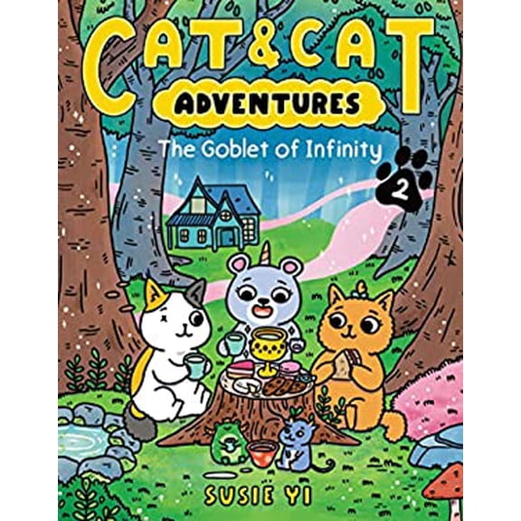 Pre-Owned Cat & Cat Adventures: The Goblet of Infinity: A Graphic Novel (Hardcover) 0063083841 9780063083844