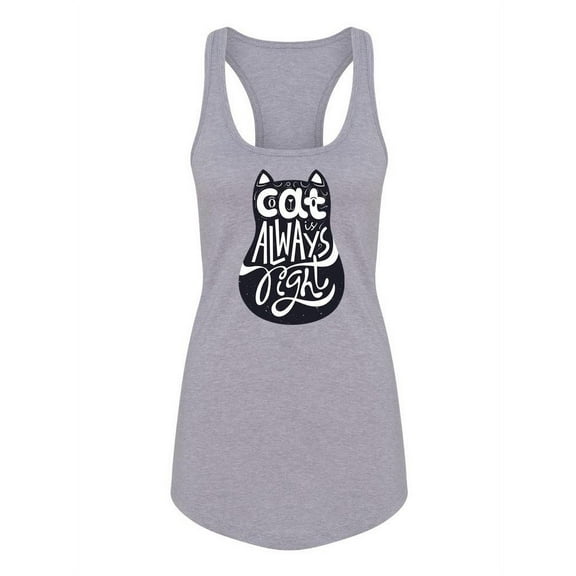Cat Always Right Racerback Tank Women -Image by Shutterstock, Female Small