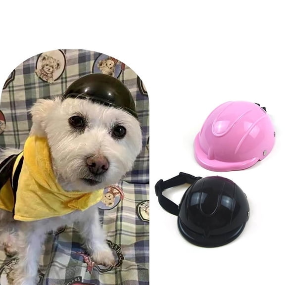 Cat And Dog Safety Helmets Motorcycle For Cats And Adjustable Breathable Protective Gear With Visor For Small Medium Pink 9.5X4cm