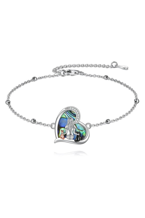 Cat Animal Bracelets Sterling Silver Adjustable Bracelet Jewelry Gifts for Women