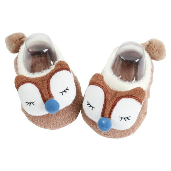 Cat Animated Animal Slippers For Kids, Girls Slippers, Boys Slippers, Indoor House Slippers For Women, Fuzzy Slippers, Cozy Slippers Khaki S