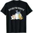 thumbnail image 1 of Cat Antidepressant Funny Cat Unisex T-Shirt for Men Women Kids Toddler,Black Color,Size 3XL, 1 of 5