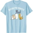 thumbnail image 1 of Cat Antidepressant Funny Cat Unisex T-Shirt for Men Women Kids Toddler,Light Blue Color,Size YXL, 1 of 5