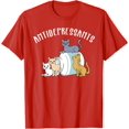 thumbnail image 1 of Cat Antidepressant Funny Cat Unisex T-Shirt for Men Women Kids Toddler,Red Color,Size L, 1 of 5